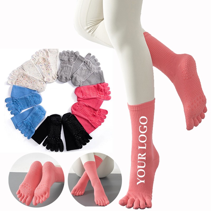 Non-Slip Five Toe Socks for Pilates 2