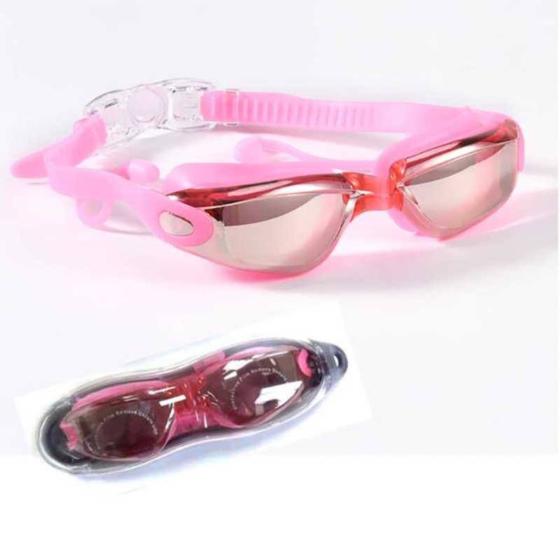 Anti-fog electroplating swimming goggles