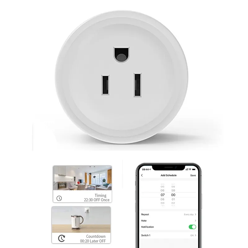 10A WIFI Smart Electrical Outlet Plug 2
