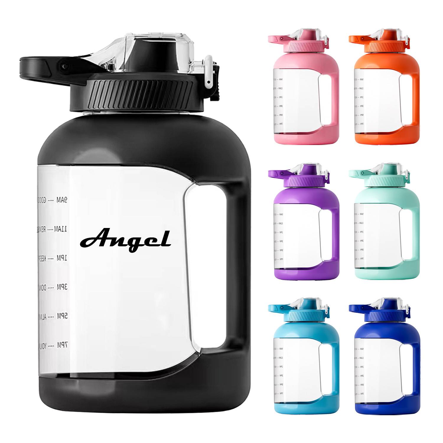 50oz Handheld Large Capacity Plastic Water Bottle 1