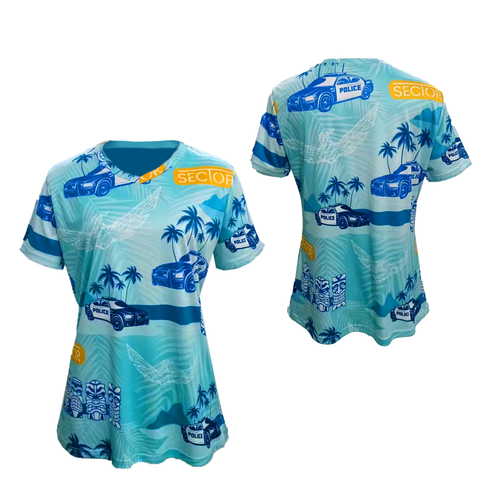 Women's 2 Button SS Shirt 2