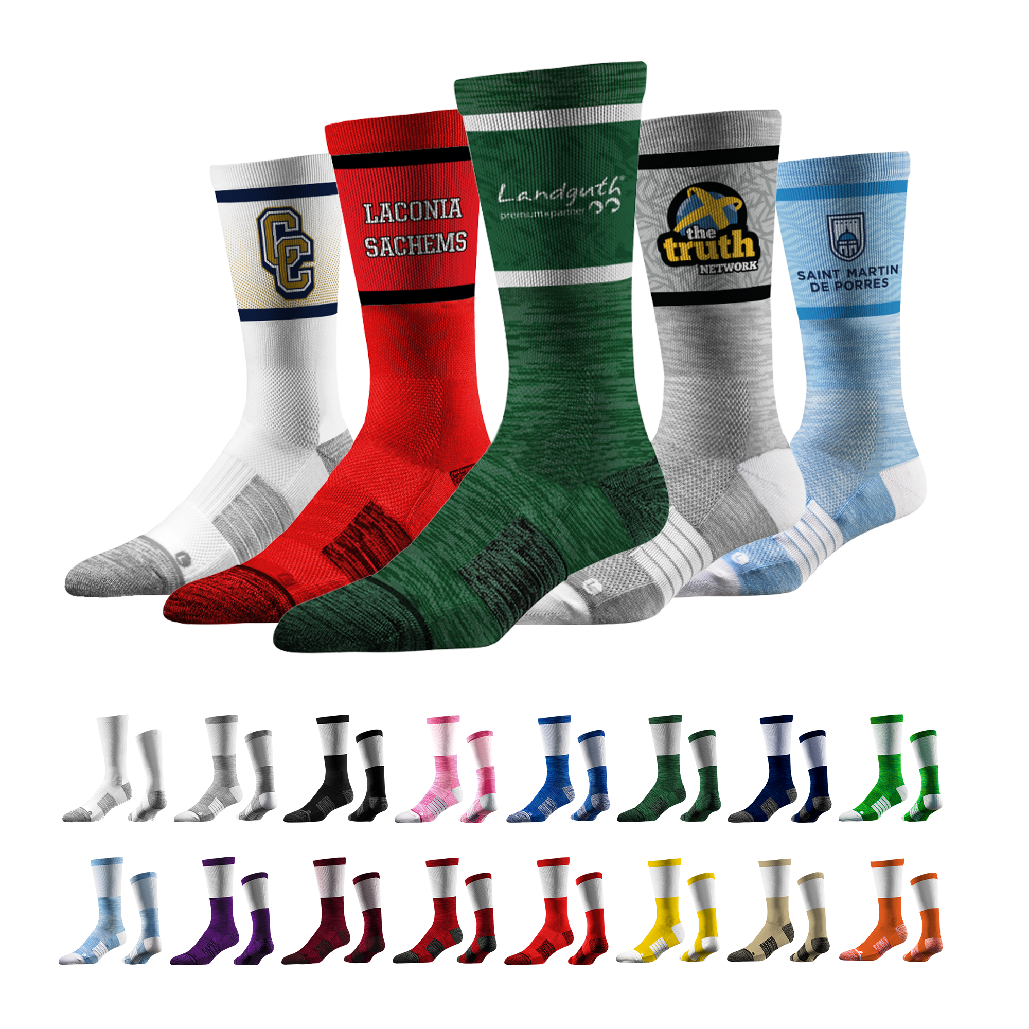 Casual Athletic Crew Sock 3
