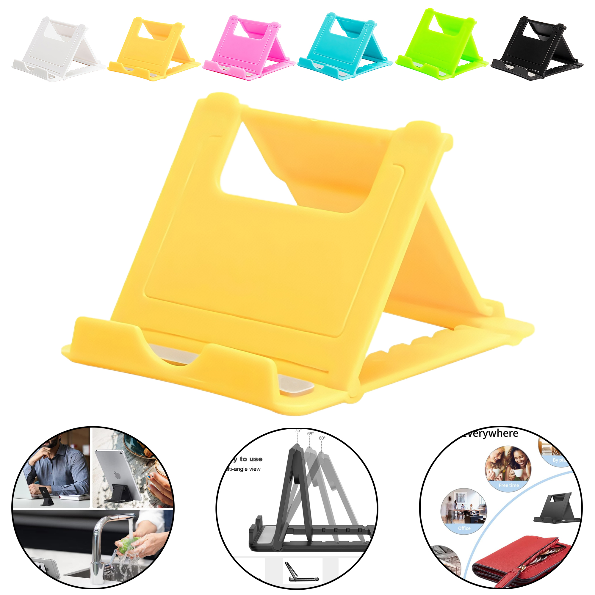 Adjustable Desktop Phone Stand Holder for Cell Phone Tablet 4