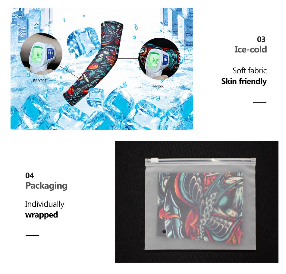 Arm Sleeves - Custom Full Sublimation Spandex Compression 5