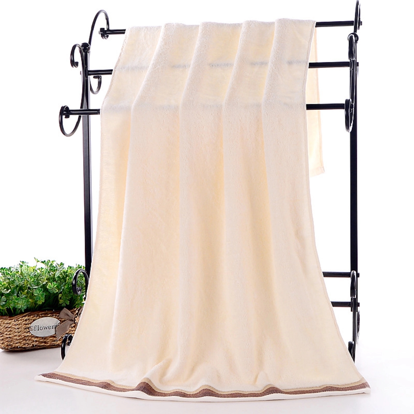 55 " x 27.5 " Bamboo Fiber pool Towel