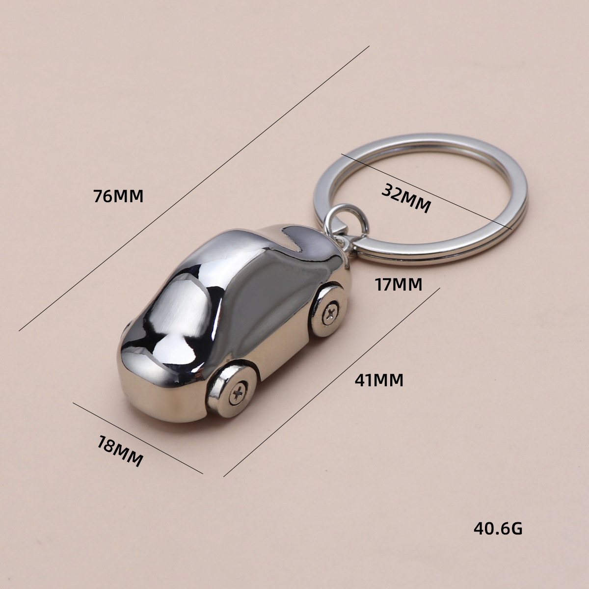 Creative Diverse Car Shaped Metal Keychains 2