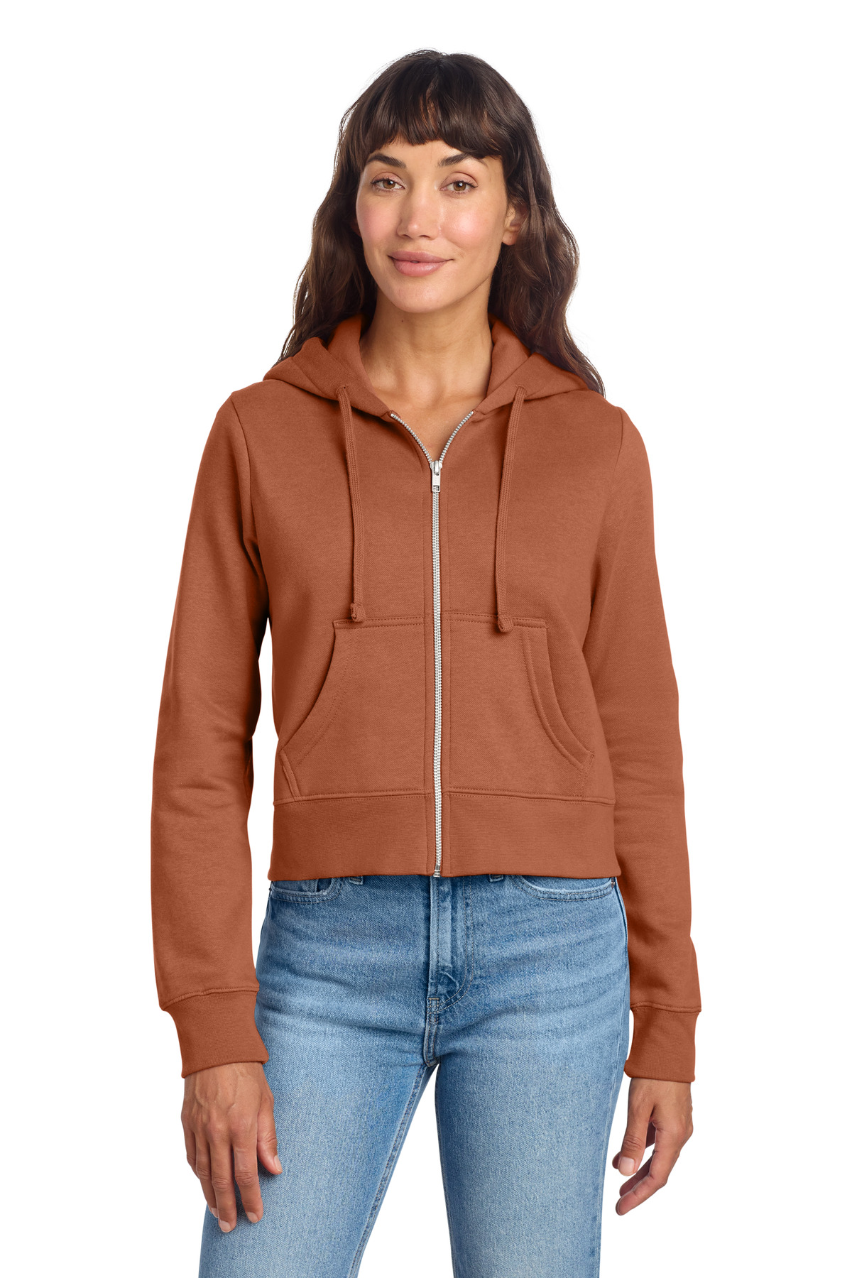District Women's V.I.T. Fleece Full-Zip Hoodie DT6103 17