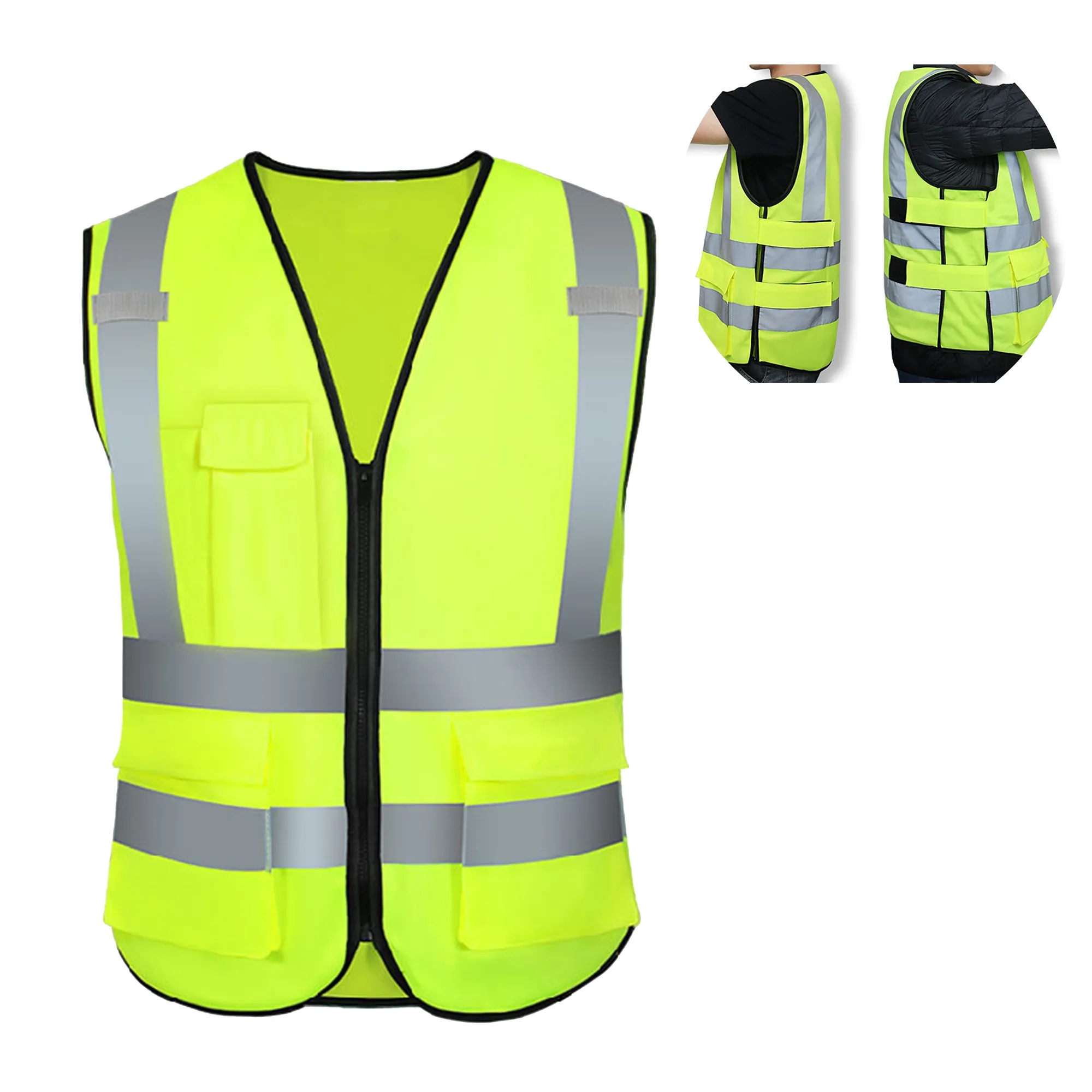Adjustable Safety Reflective Vest 7