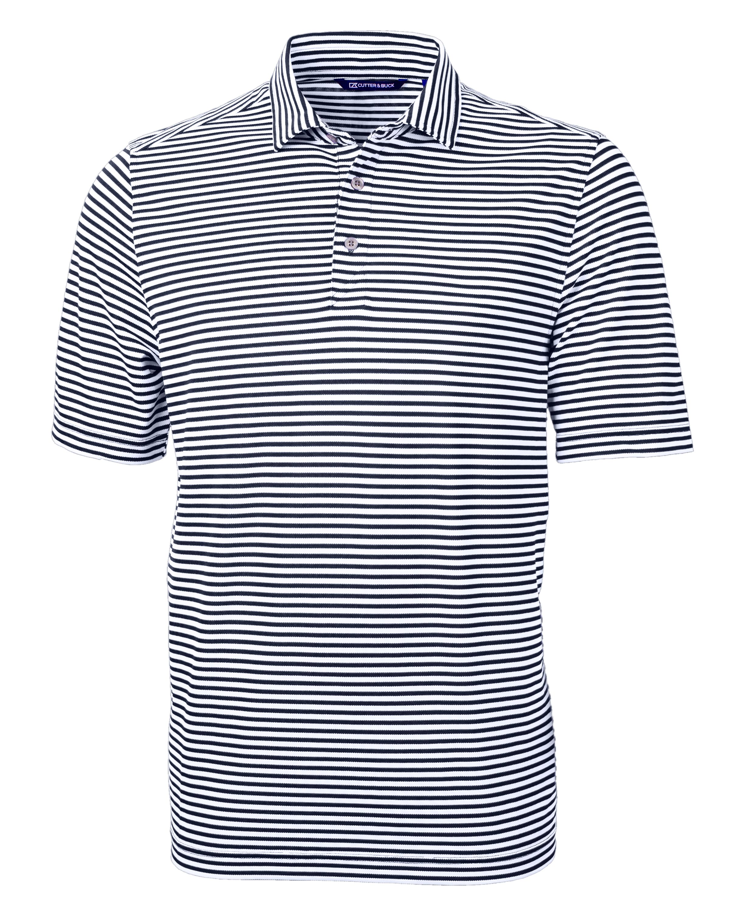 Cutter & Buck Virtue Recycled Stripe Featherlight Pique Mens Big & Tall Polo Big & Tall 53