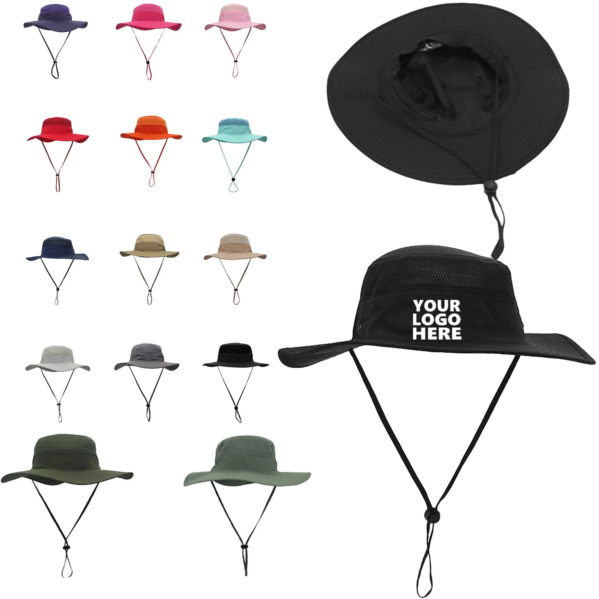 Full color printing UV Protection Sun Bucket Hat 3