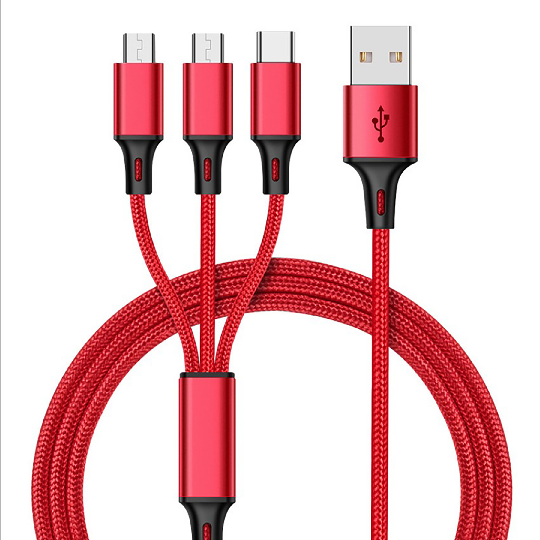 2A 3-in-1 Multi-Device Charging Cable 1