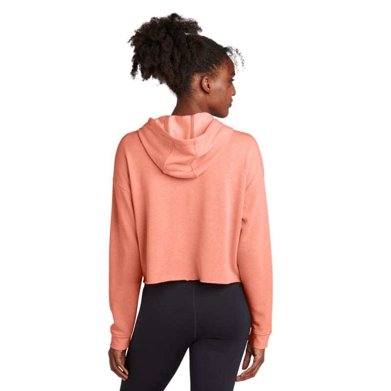 Sport-Tek Women's PosiCharge Tri-Blend Wicking Fleece Crop Hooded Pullover, custom hoodie or sweatshirt with logo imprint 33