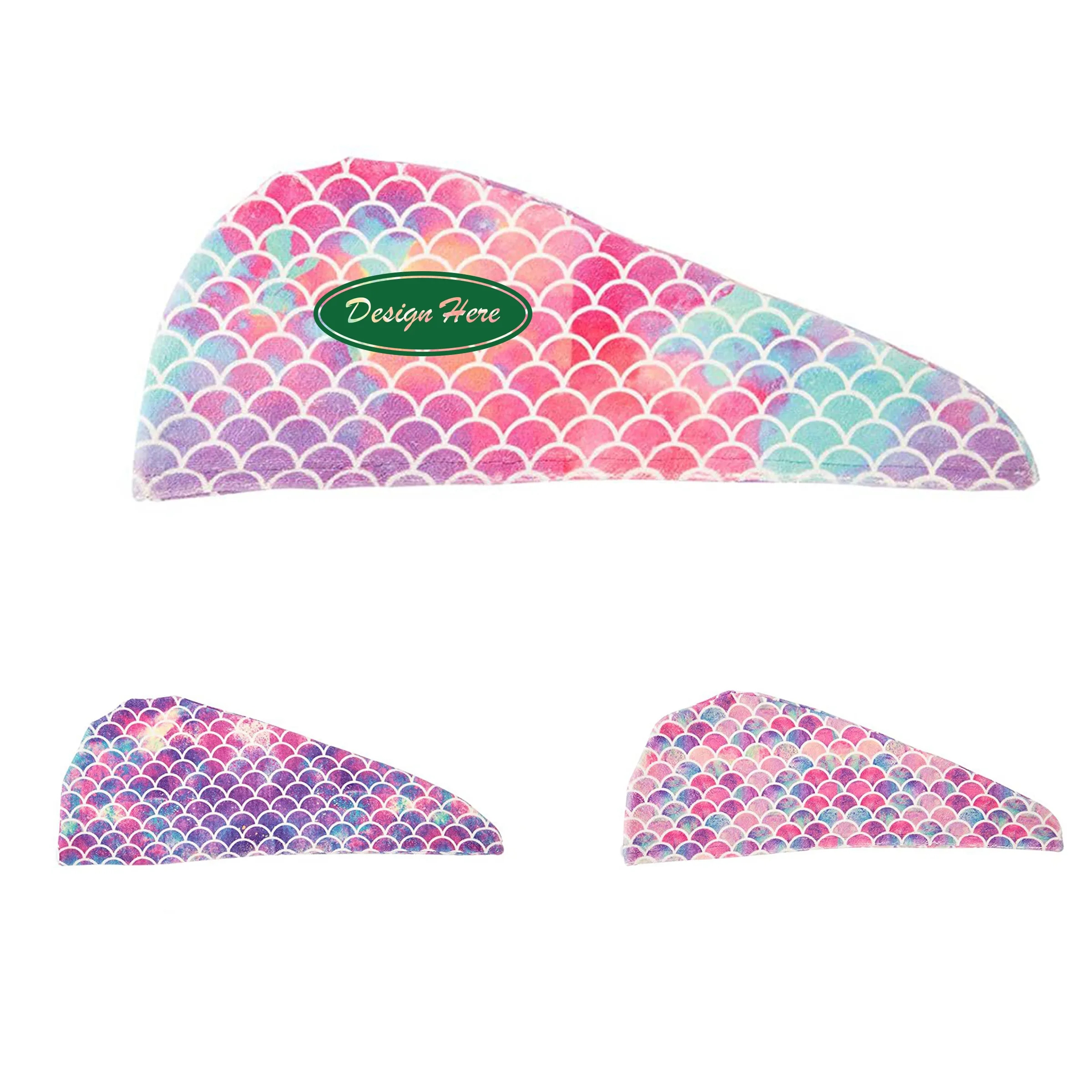 Soft Microfiber Hair Towel Wrap - Quick-Dry and Lightweight 2