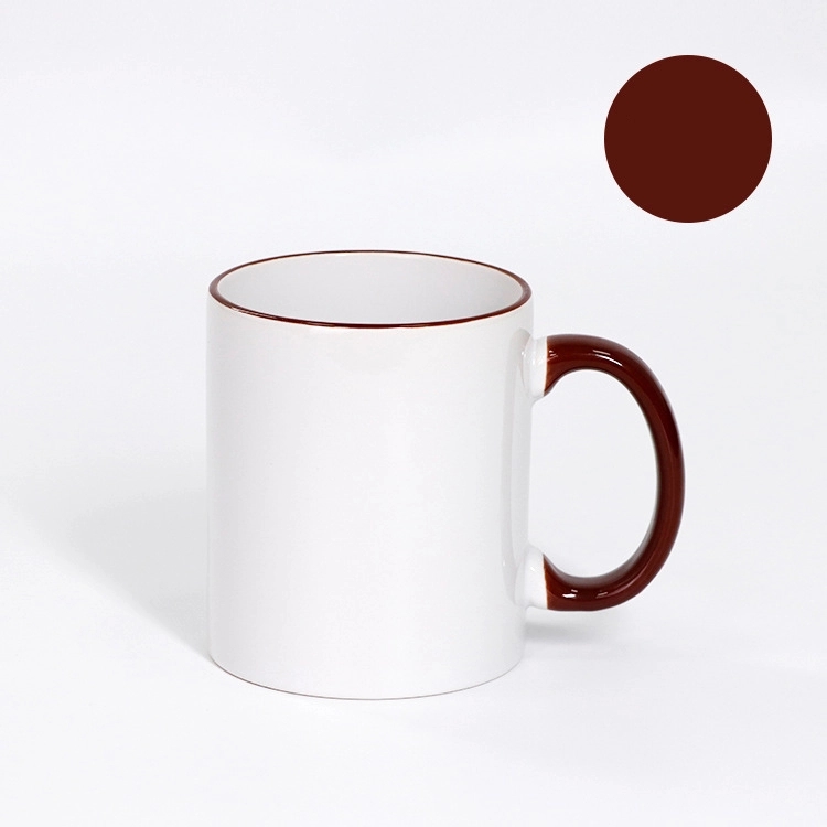 Two-Tone Coffee Mug 11 oz Ceramic Sublimated Cups 3
