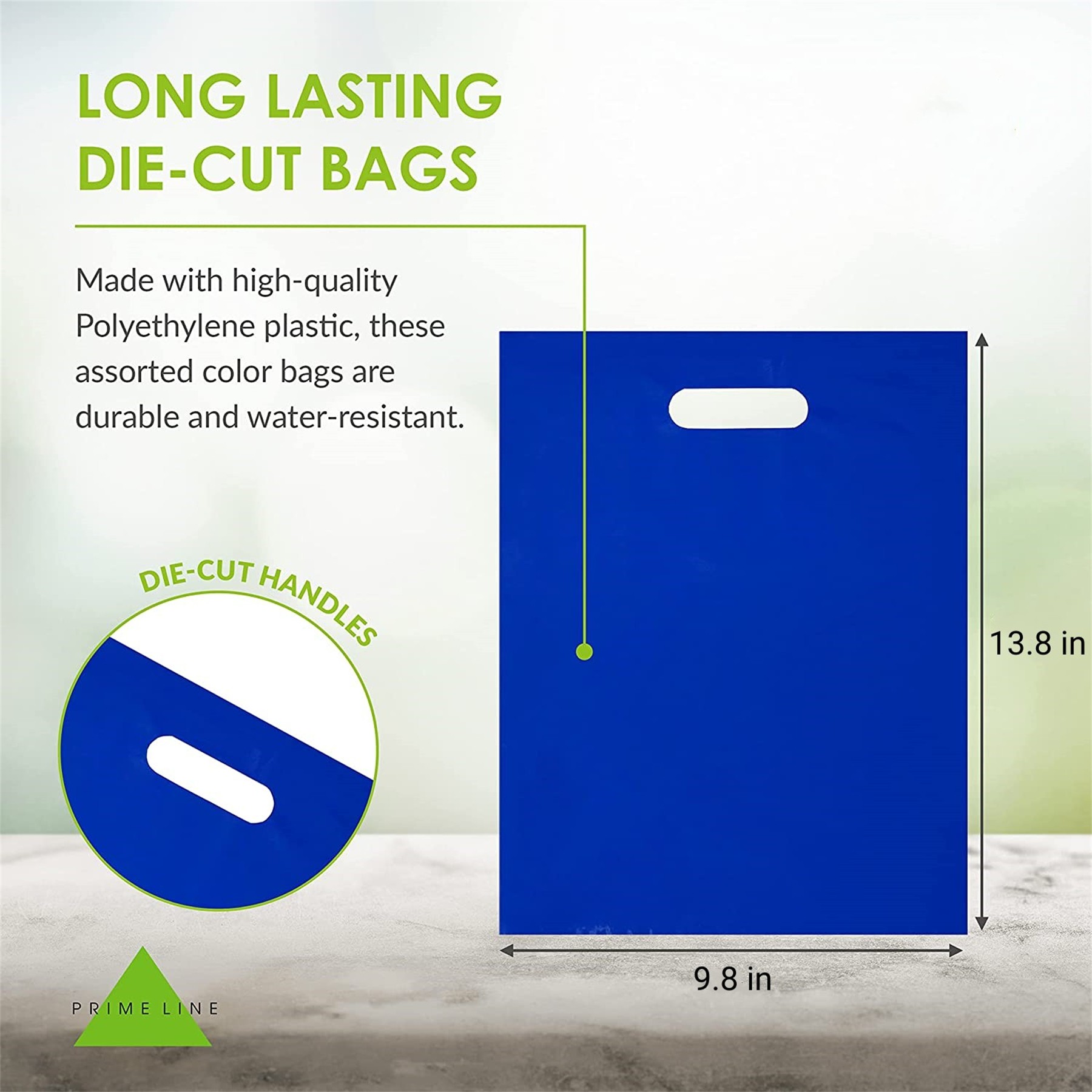 Die-Cut Reinforced Plastic Bags 1