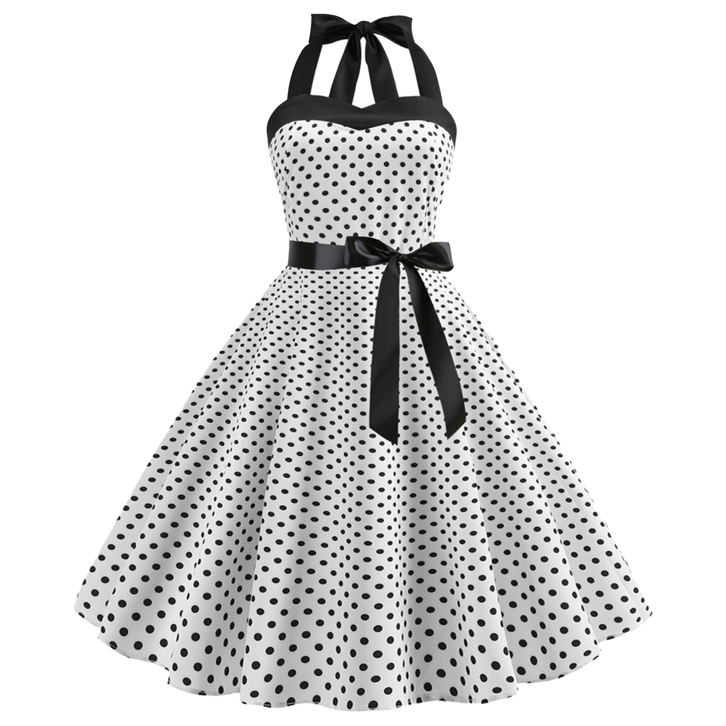 Polyester Vintage Large Skirt Dress 6