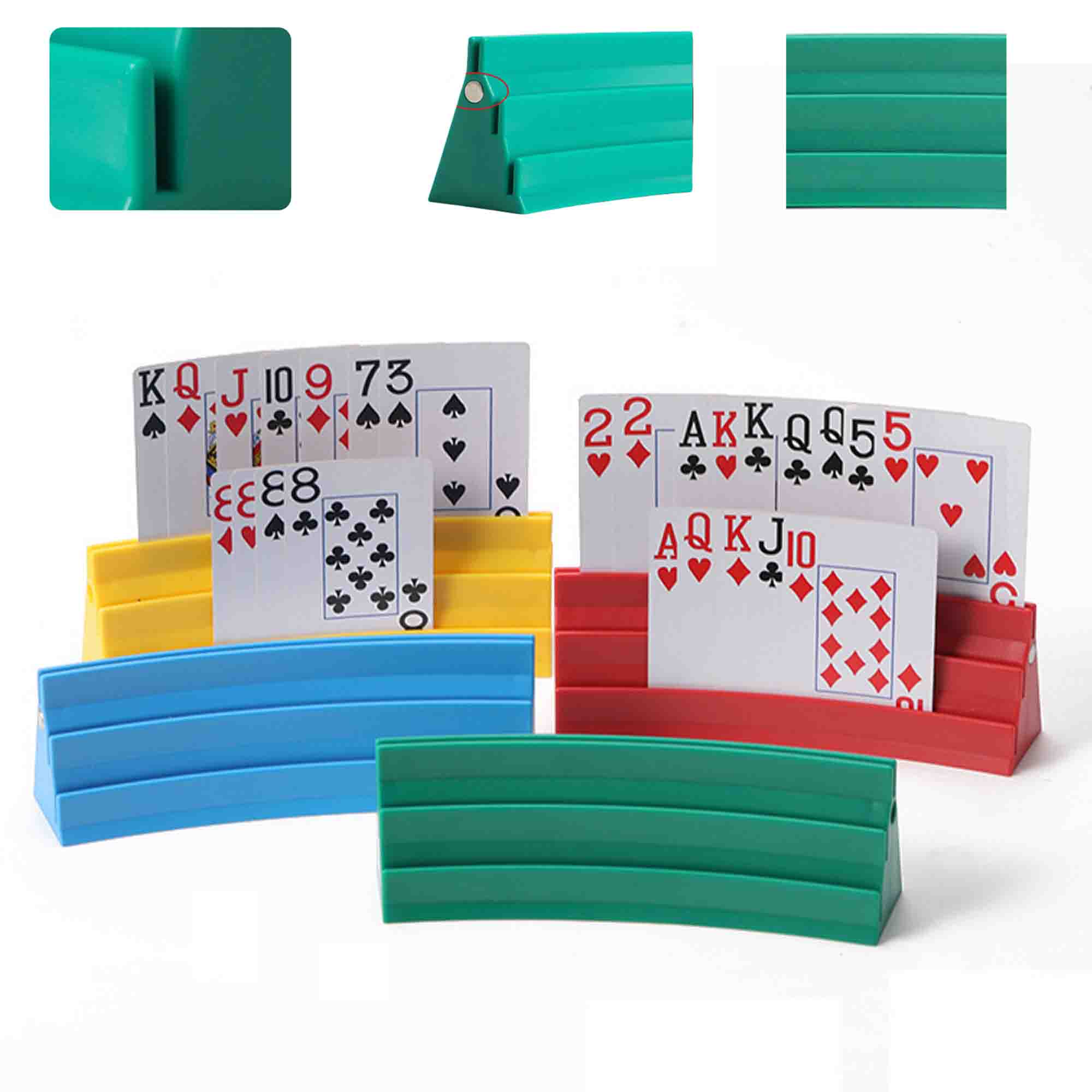 Extendable Playing Card Holder for Kids Seniors 1