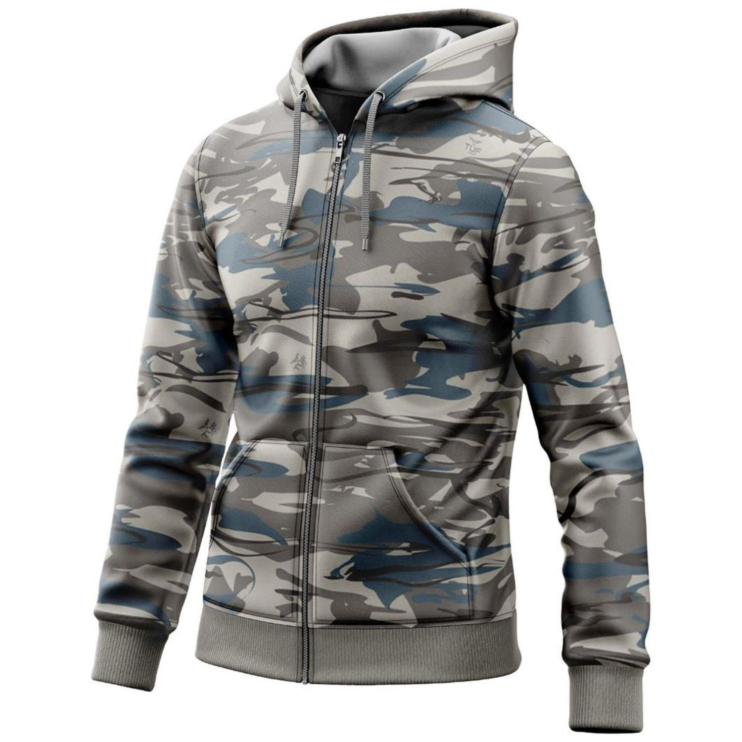 Antler® Men's 8.2 oz. Polar Fleece Full Zipper Hoodie with Pockets 2