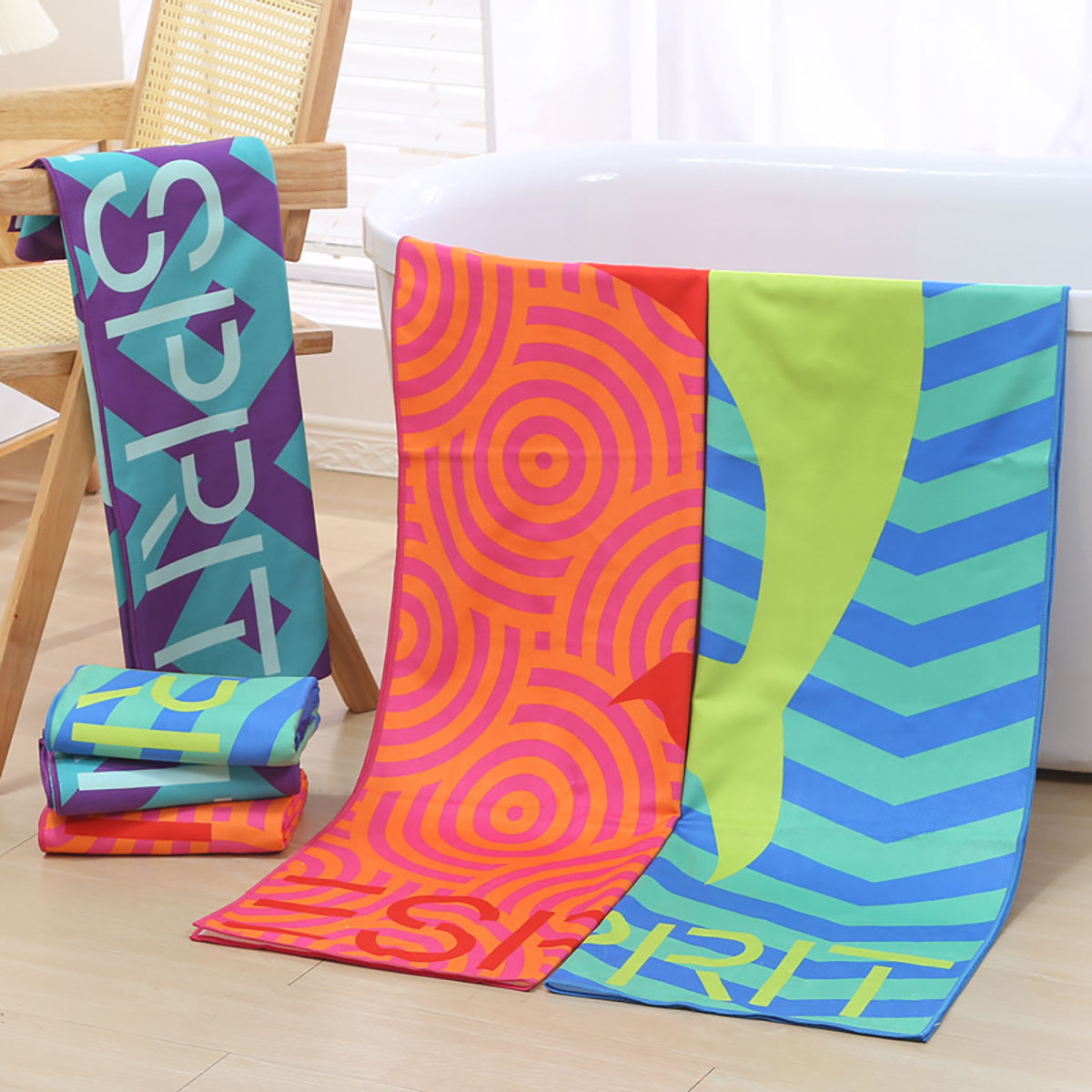 Microfiber Custom Beach Towel - 30" x 60" 2