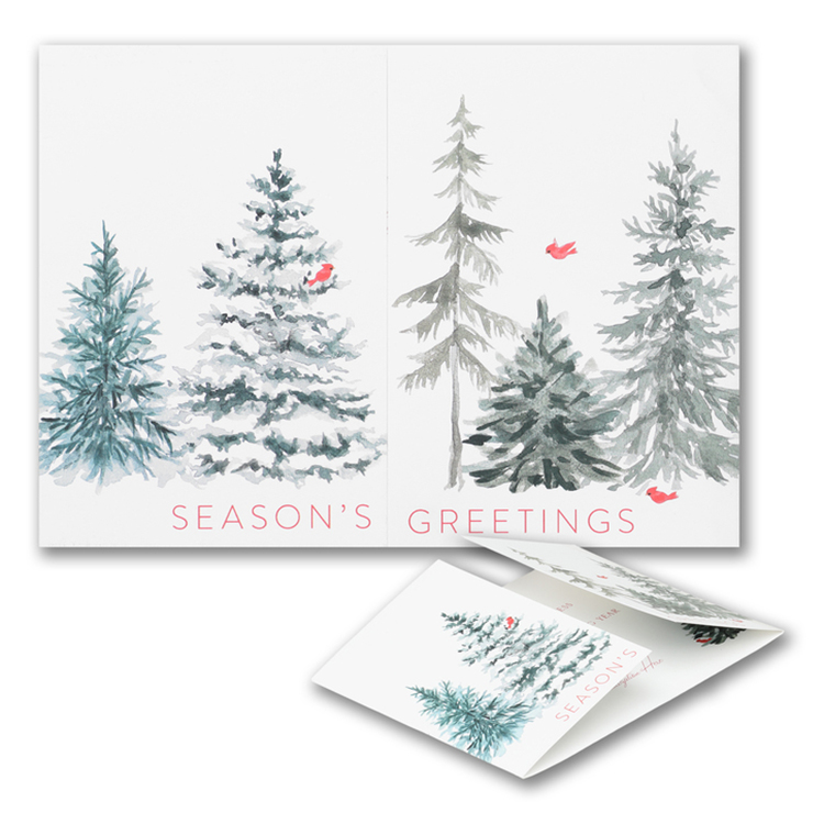 Winter Stroll Card 1