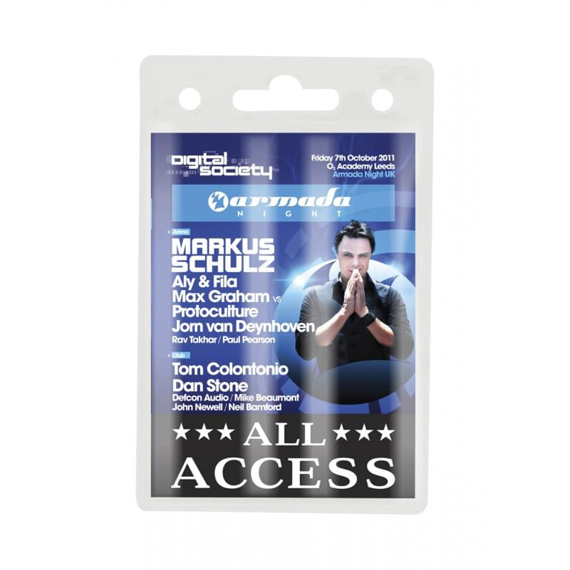 Blank Clear ID/Badge Holder 3.25Wx5H 1