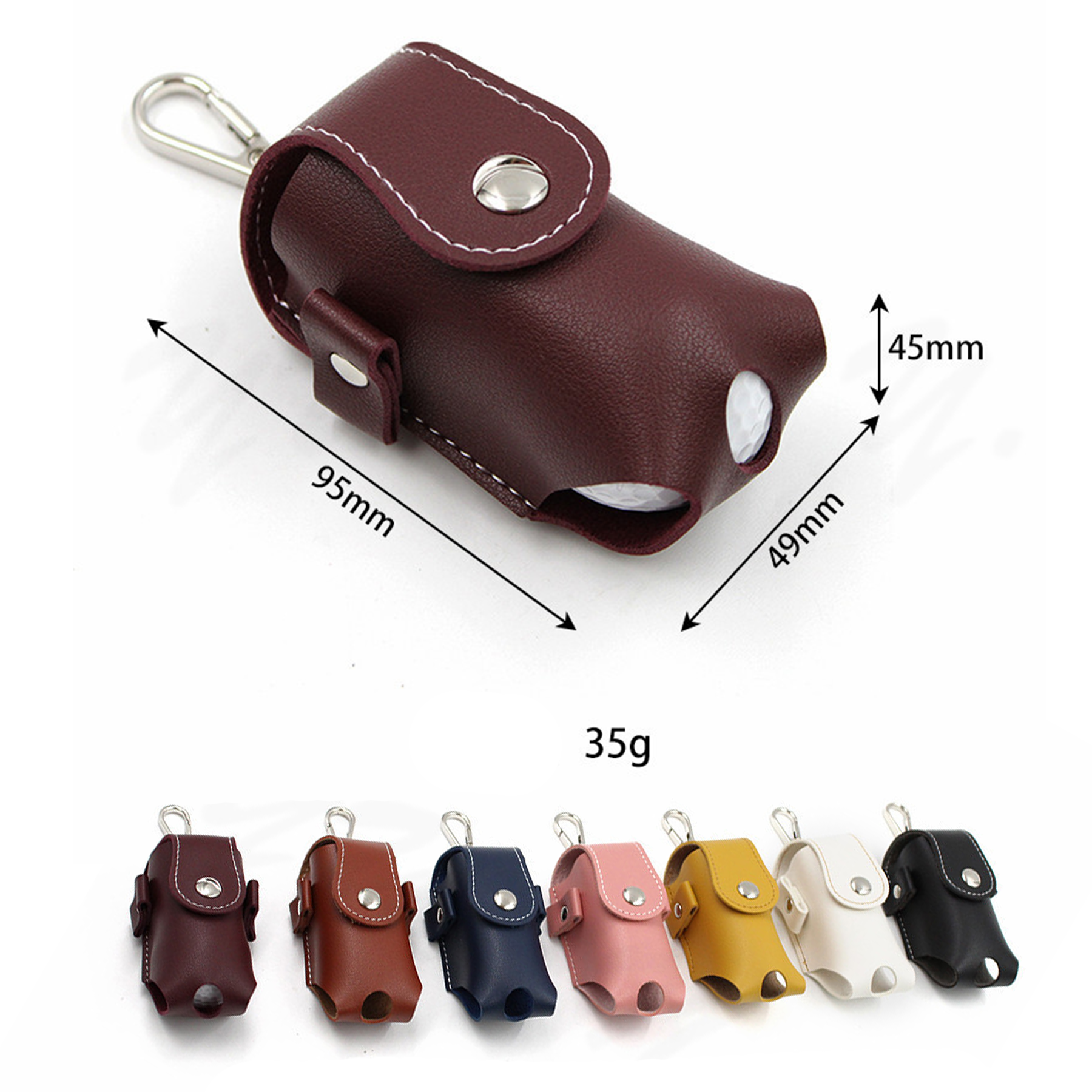 Golf Ball Bag Tees Storage Pouch 2