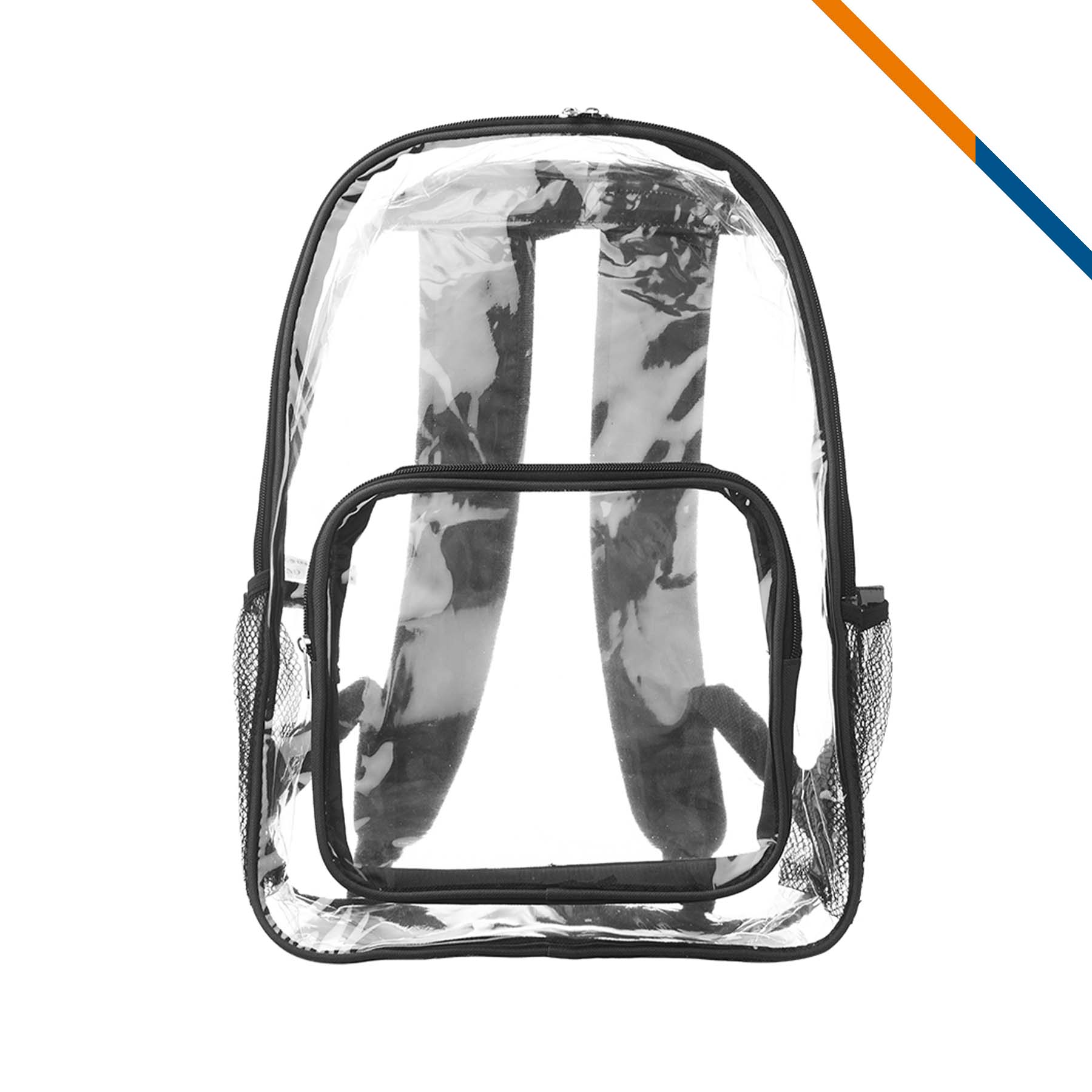 Leroy Clear Backpacks, custom backpack with logo imprint 3