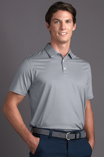 Vansport Pro Tonal Micro-Stripe Polo 31