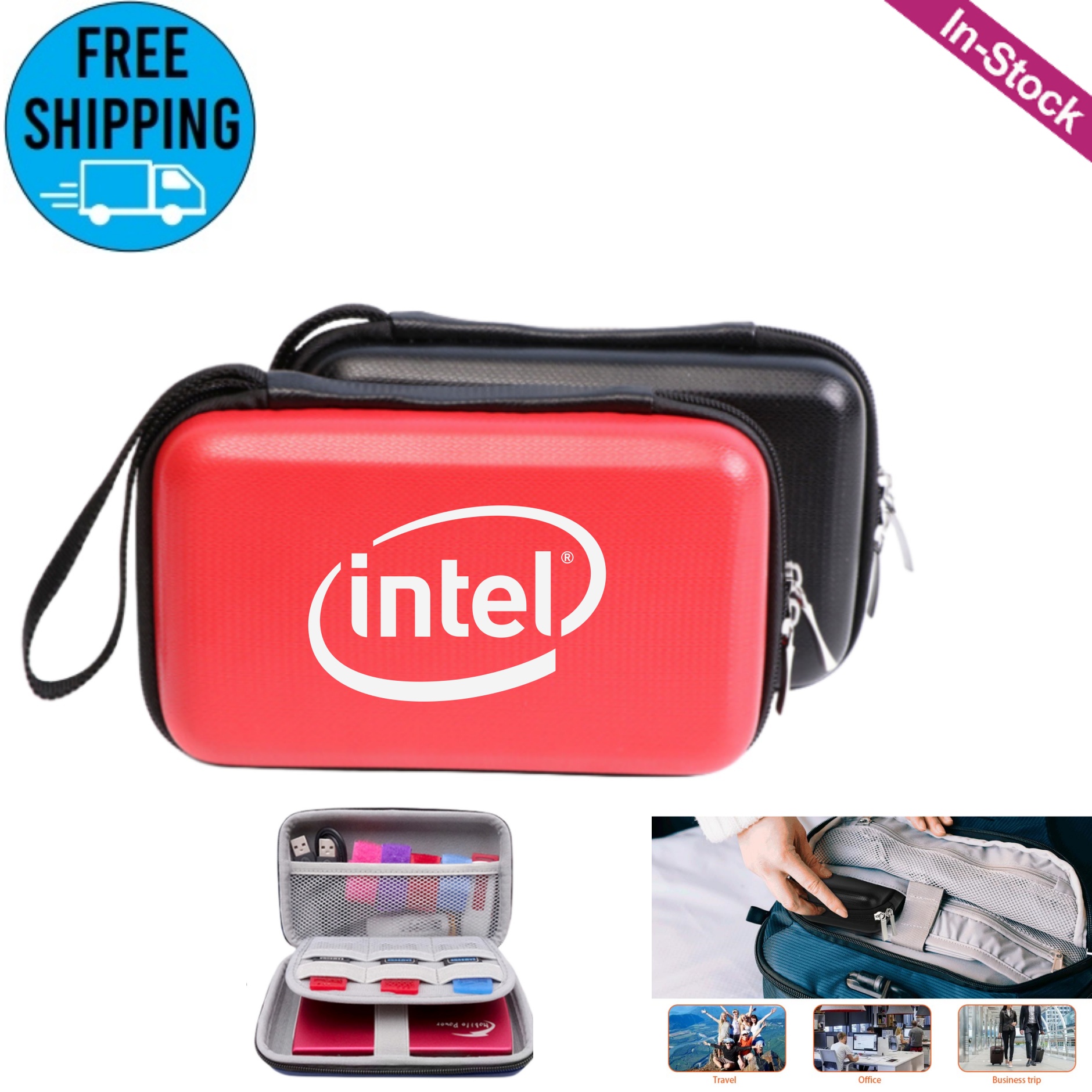 Hard Disk Zippered Travel Case 7