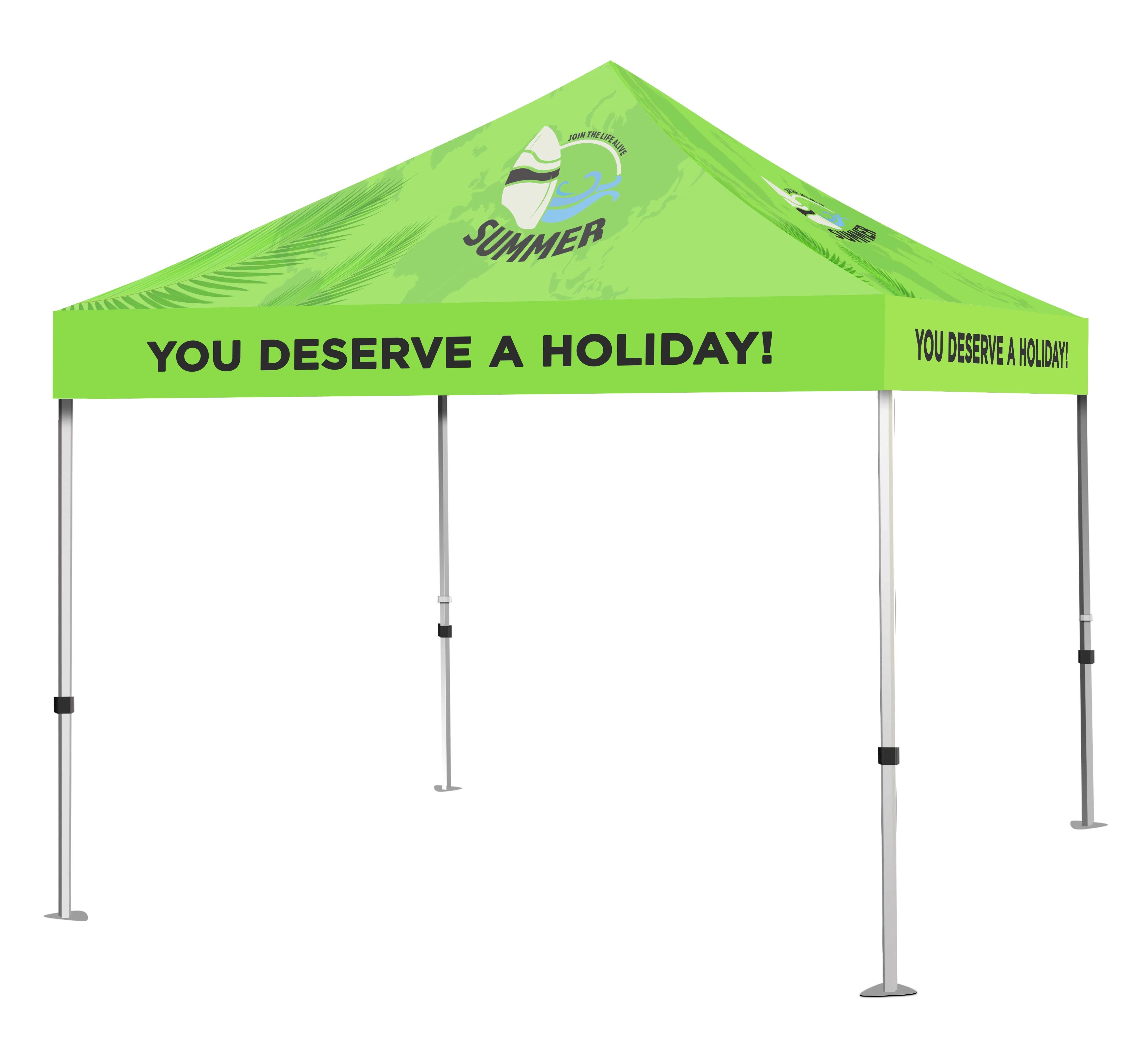 10 ft Aluminum Canopy Tent topper + hardware 7