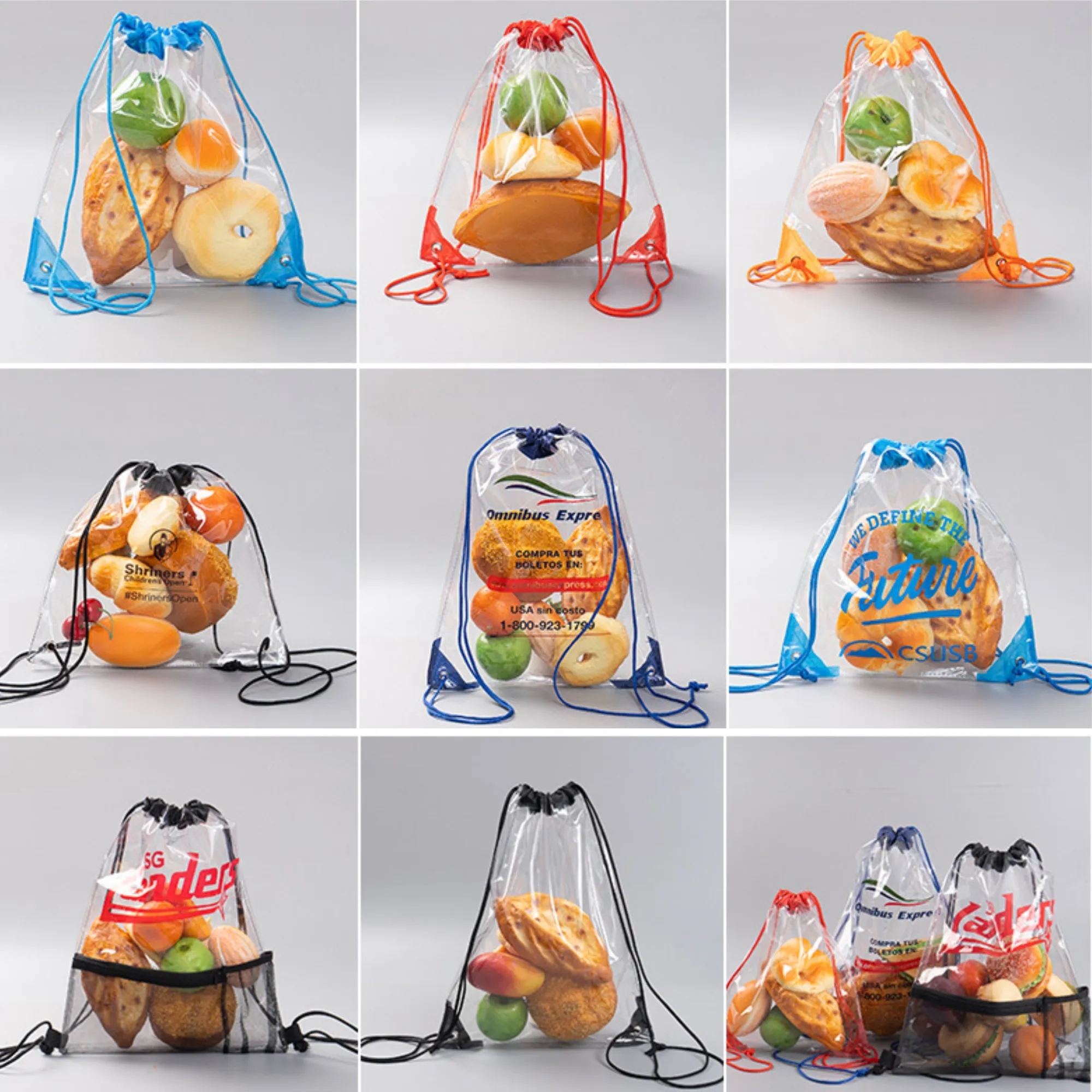 Transparent Drawstring Bag Clear View Party Favor 2