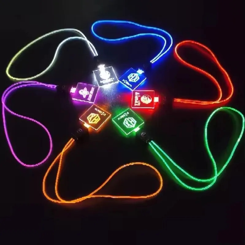 LED Necklace with flashing pendant 2
