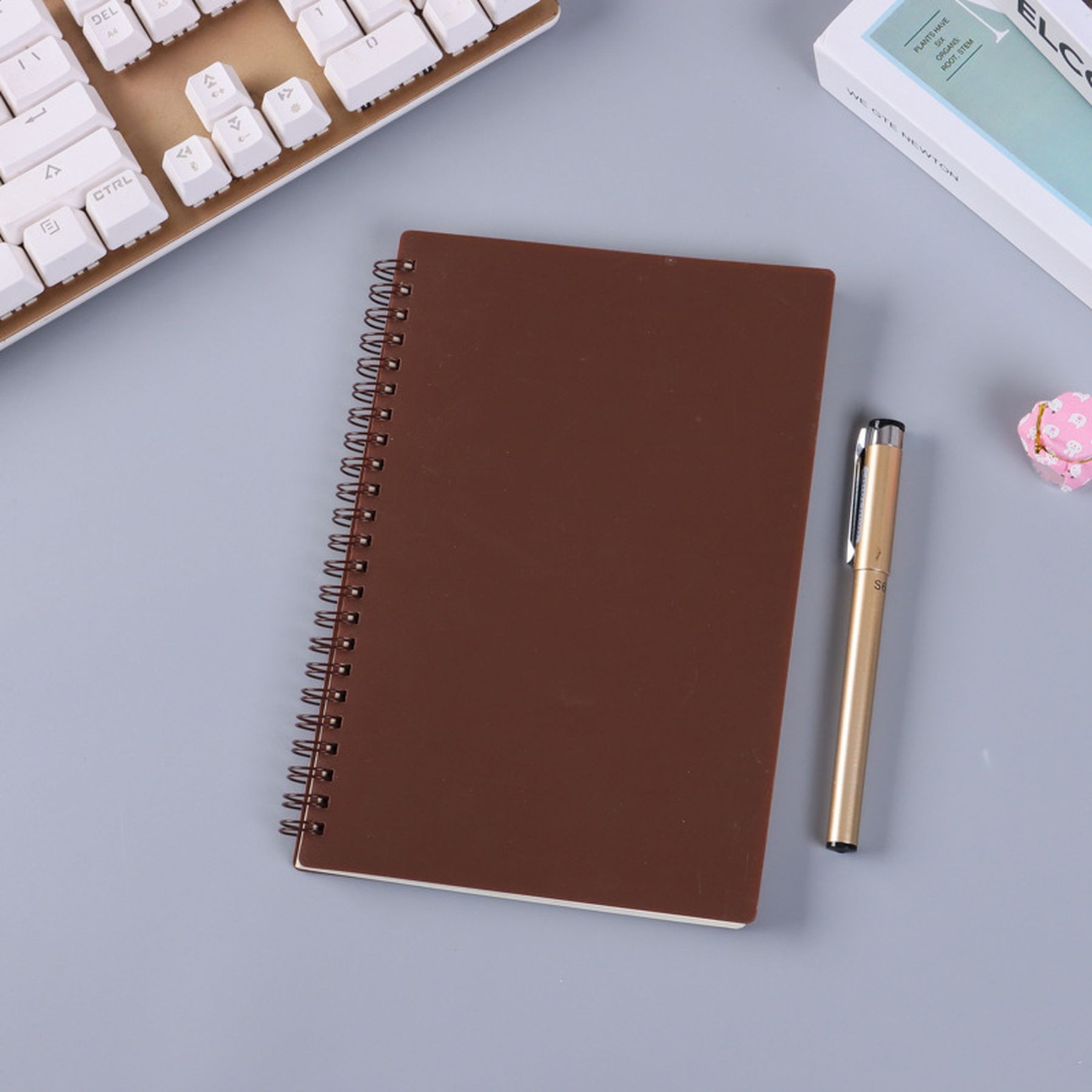 Spiral Notebook Plastic Hardcover College Ruled A5 Journals 6