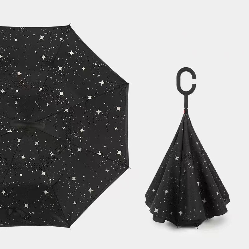 Custom Inverted Windproof Reverse Umbrella 6