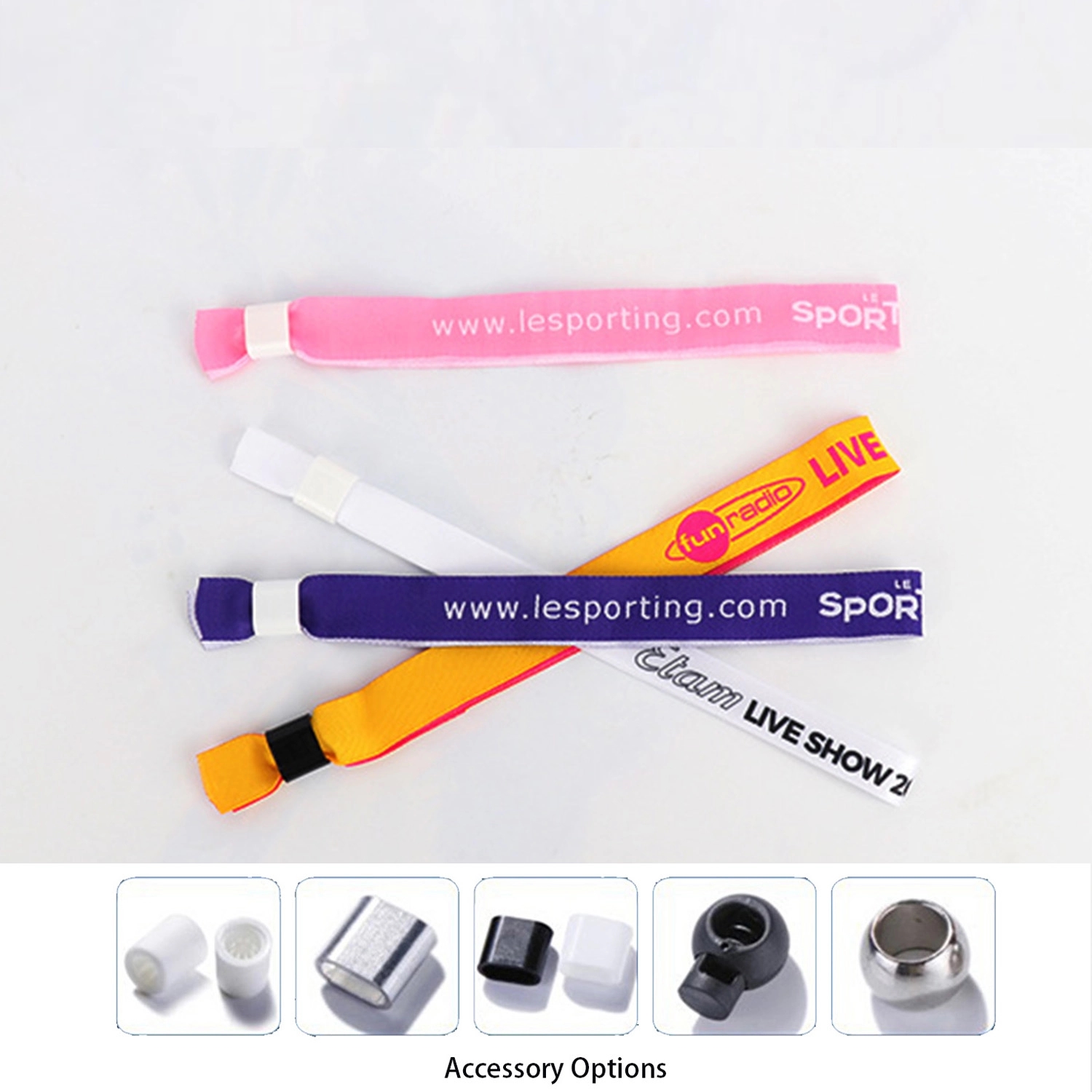 Identification Wrist Band W/ Adjustable Bead 2