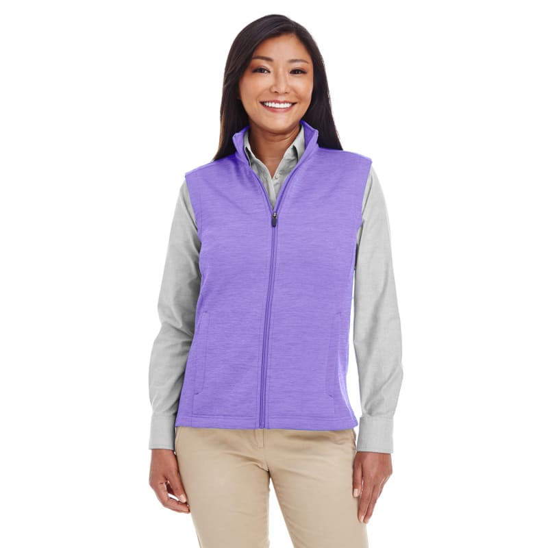 Devon & Jones Ladies' Newbury Mélange Fleece Vest 13