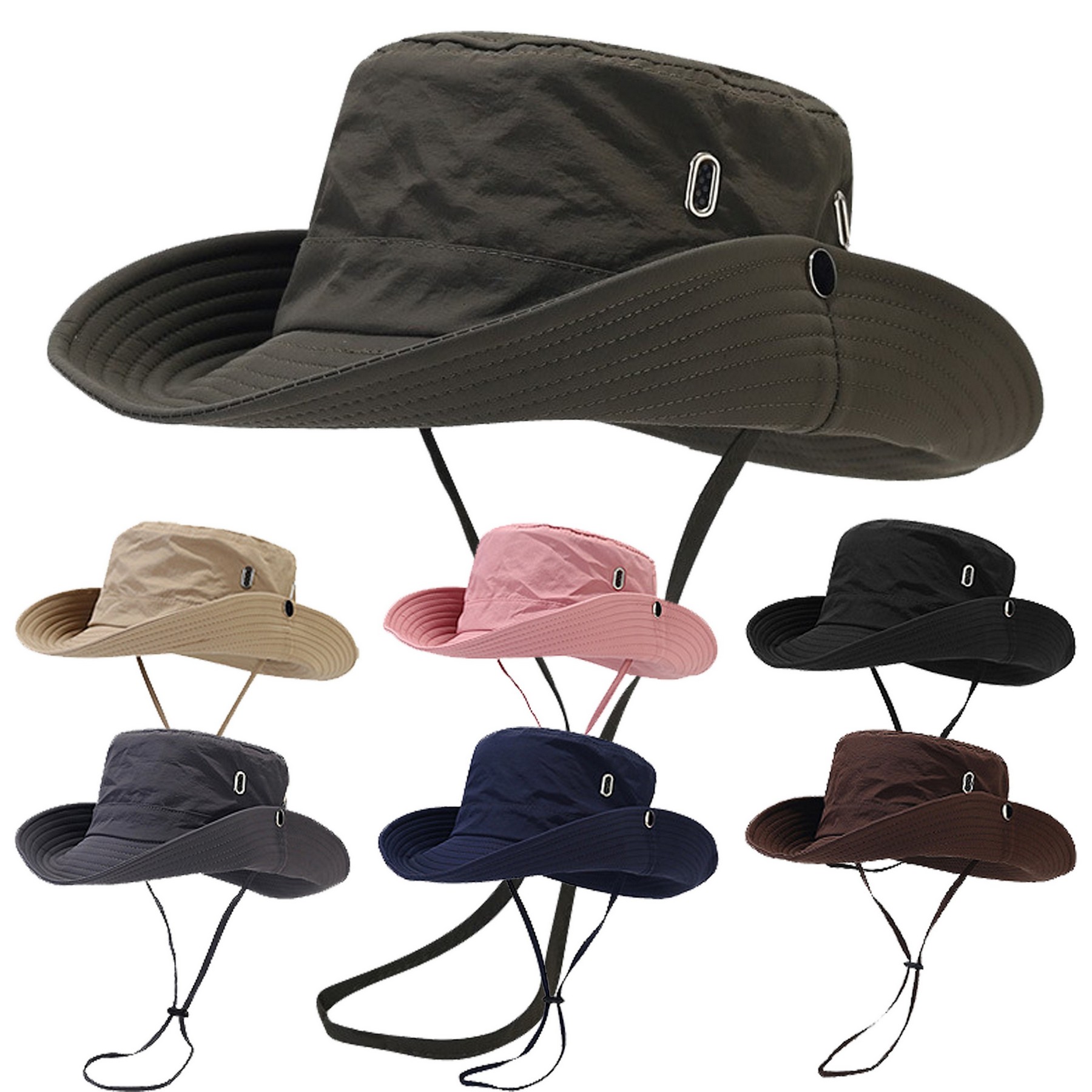 Wide Brim UV Protection Sun Bucket Hat 9