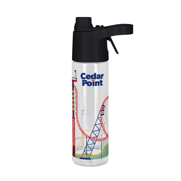 Spritzer 20 oz rPET Spray Water Bottle 107