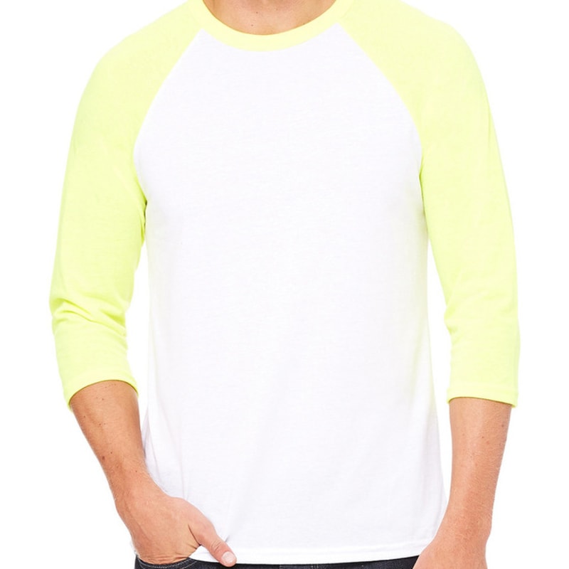 Bella Unisex 3/4-Sleeve Baseball T-Shirt 10