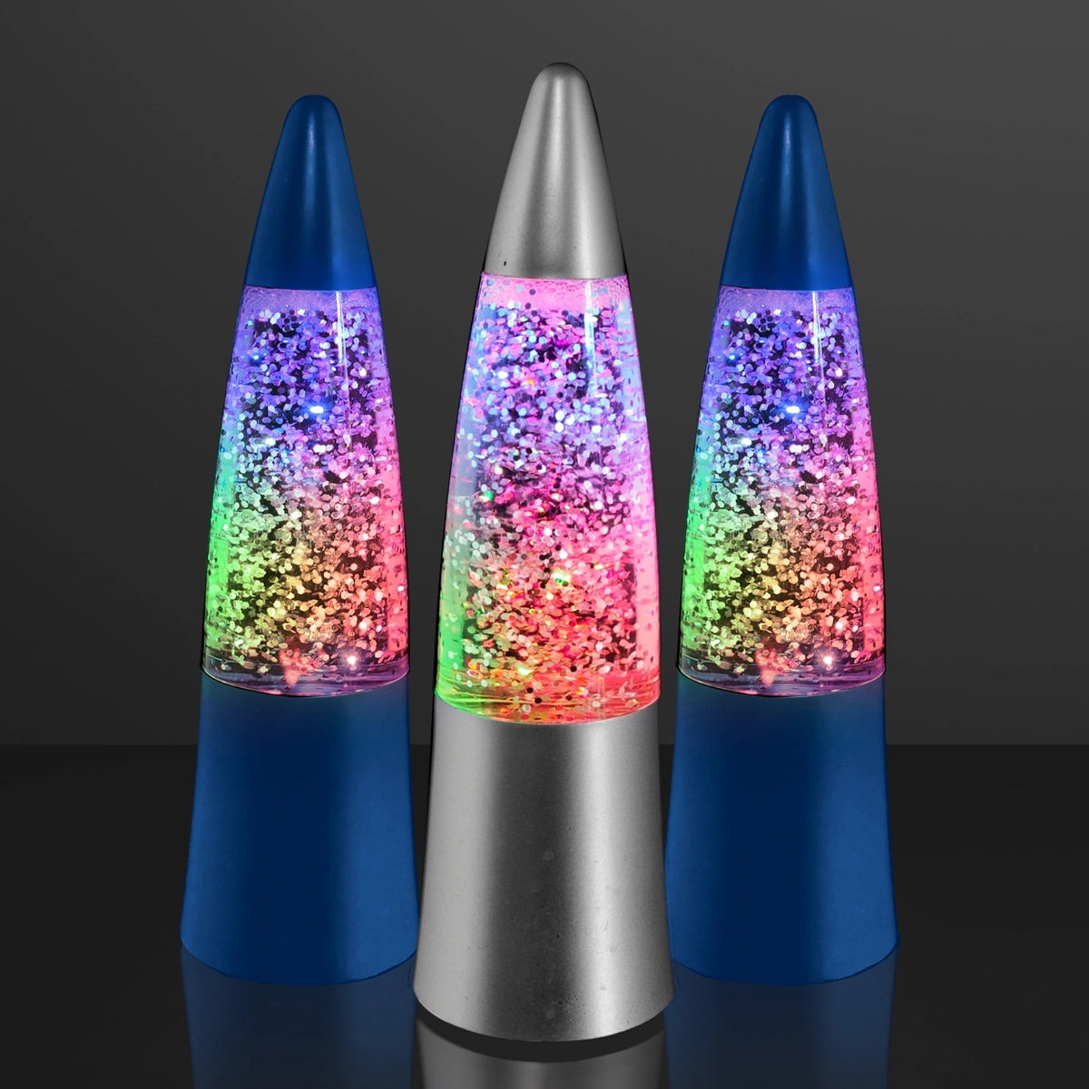 Glitter rocket lamp 3