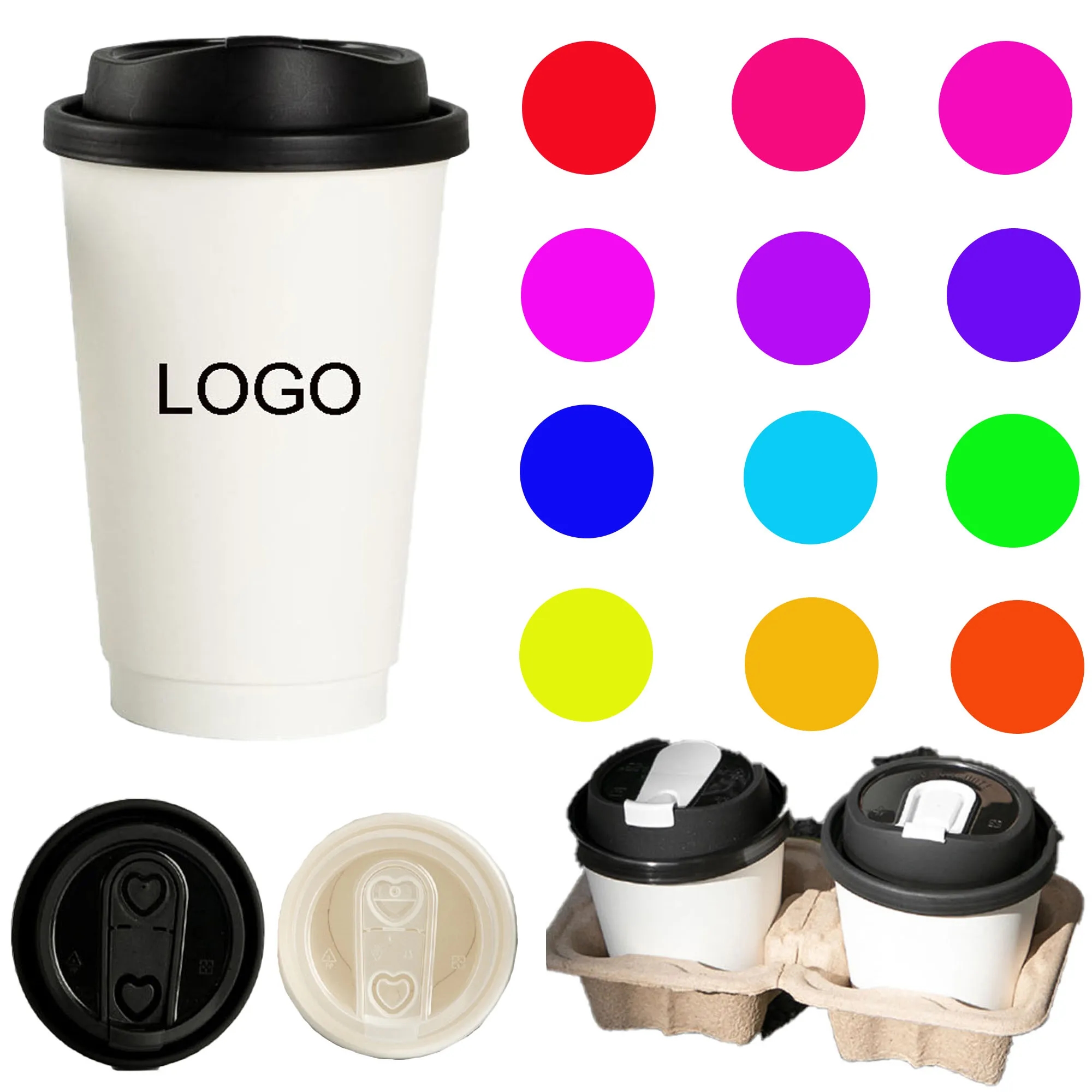 Full Color Spot 16 oz Paper Disposable Cup