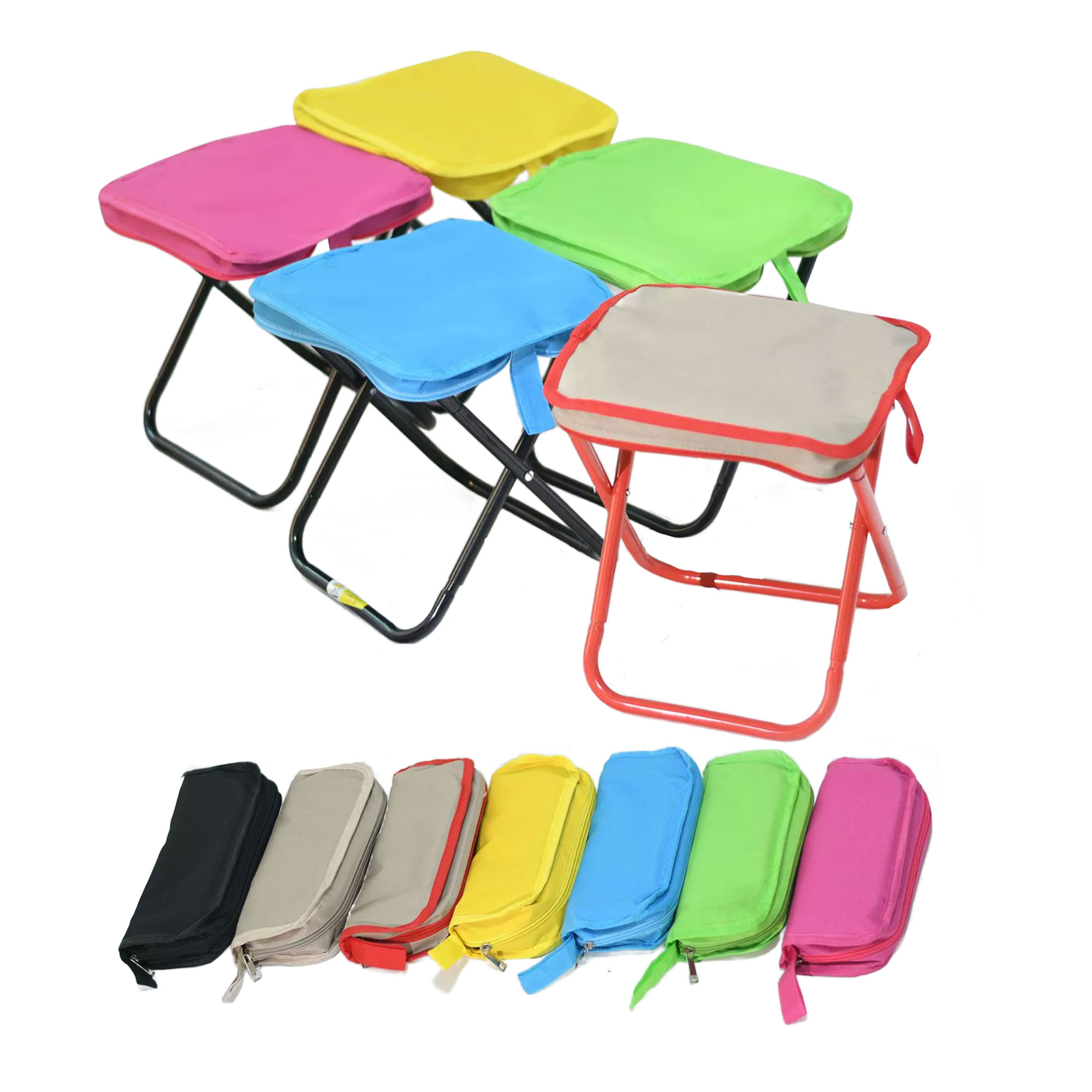 Space-saving Foldable Stool Pencil Case 2