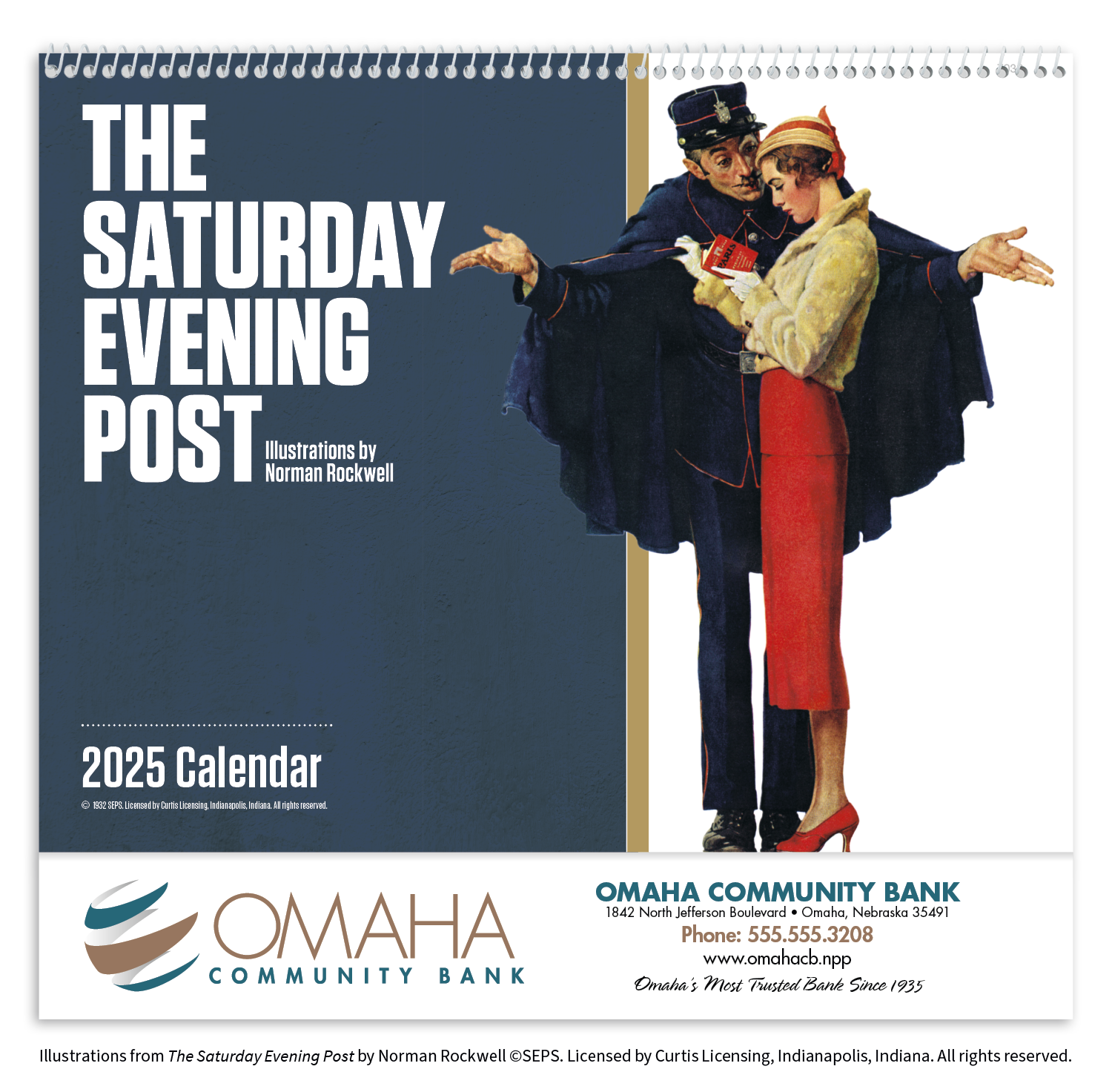 Good Value™ The Saturday Evening Post Illustrations by Norman Rockwell – Spiral Calendar 56