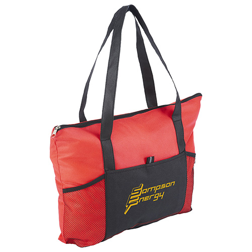 Feather Flight Non-Woven Zipper Tote Bag 11