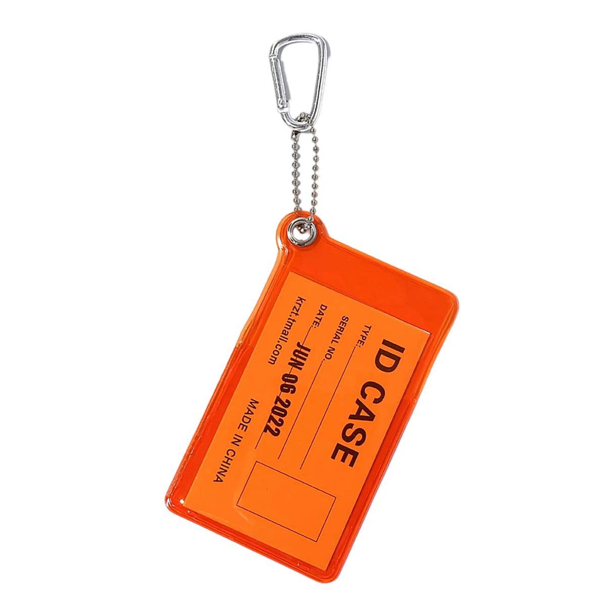 Clear PVC ID Card Holder Lightweight Practical 7