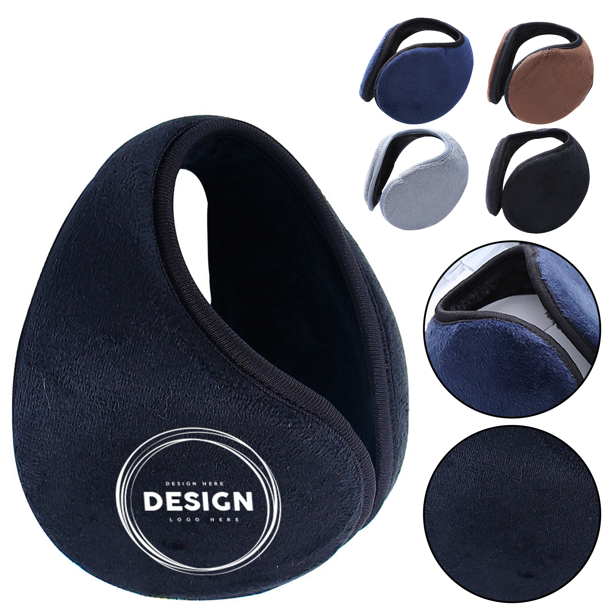 Versatile Polyester Winter Ear Muffs 2