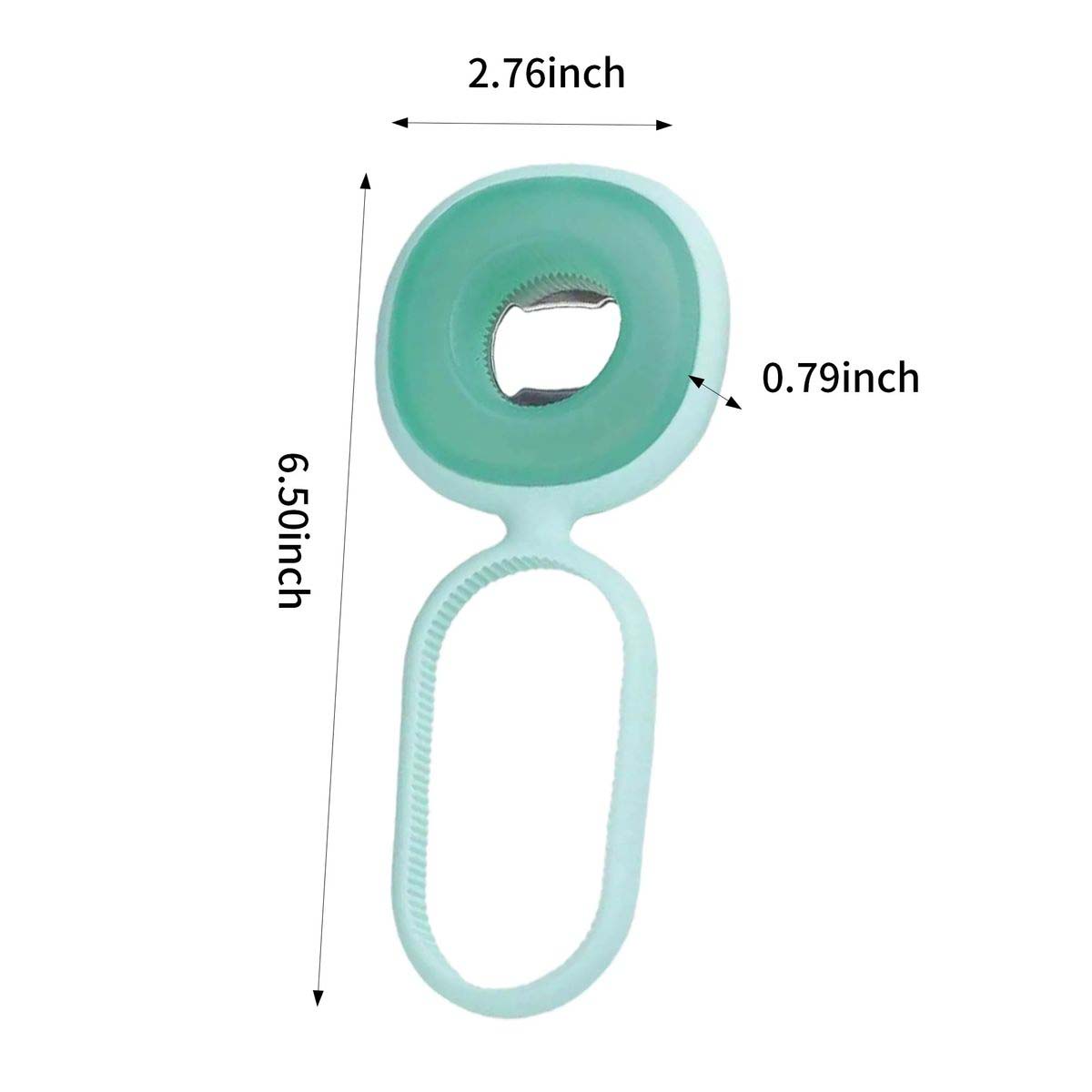Three in One Bottle Opener with Silicone Grip 10