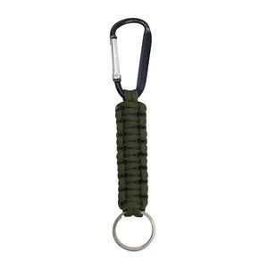 Handmade Emergency Paracord Rope Key Chain With Carabiner 16