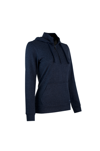 Greg Norman Women's Lab 1/4-Zip Hoodie, custom hoodie or sweatshirt with logo imprint 4