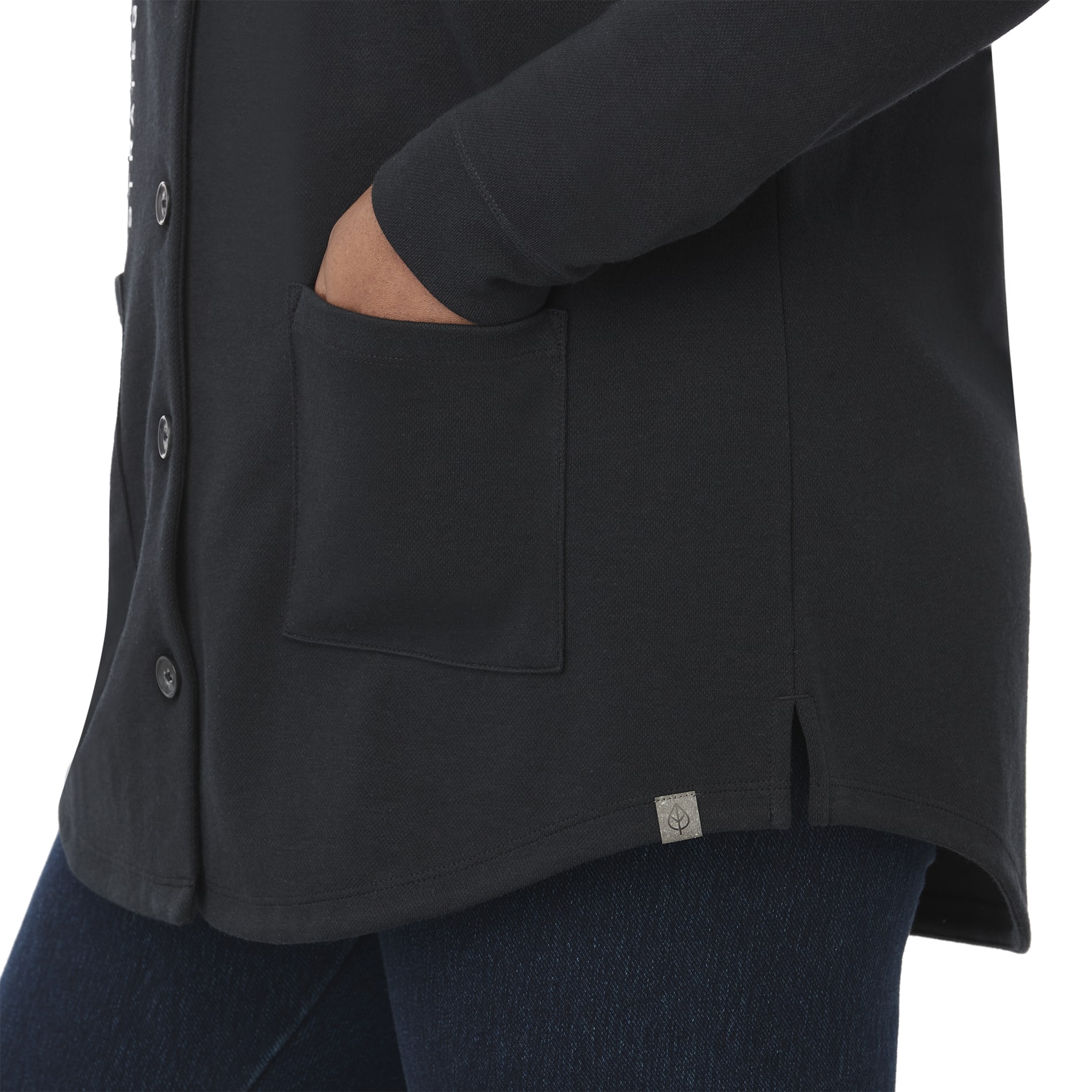 RIGI Eco Knit Button Cardi - Women's, custom women's shirt with logo imprint 10